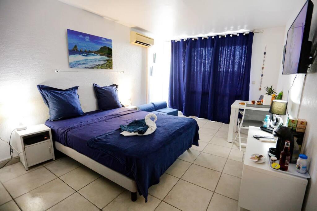 Paradis Studio & Plage A 1 Min Le Gosier  Buitenkant foto