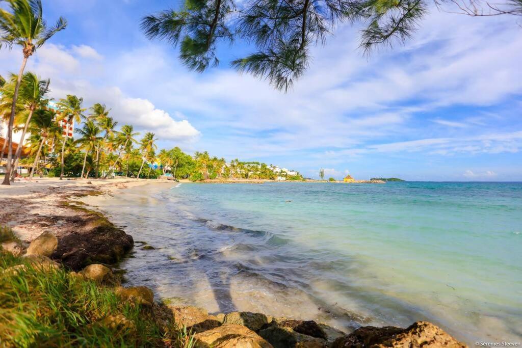 Paradis Studio & Plage A 1 Min Le Gosier  Buitenkant foto
