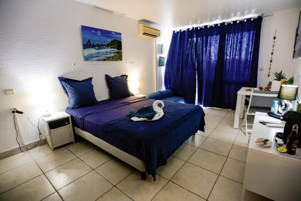 Paradis Studio & Plage A 1 Min Le Gosier  Buitenkant foto